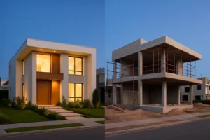 casa pronta ou na planta